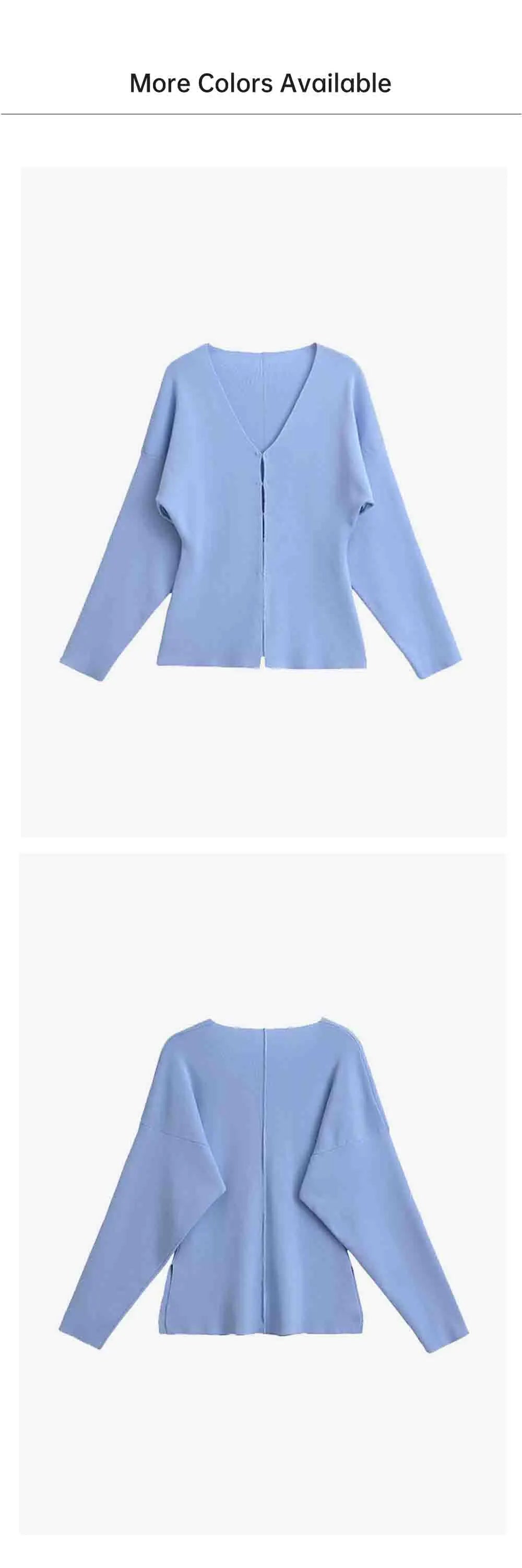 Women's Casual V-Neck Long Sleeve Knitted Cardigan and Short Skirt Set Slim Fit Stylish Two-Piece Outfit