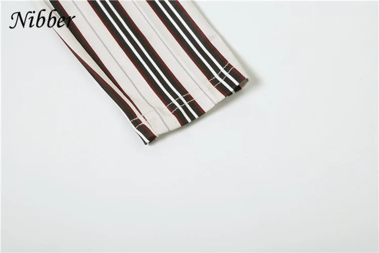 Sexy Hollow Ruched Jumpsuit for Women Irregular Hipster Stripe Print Full Sleeve Midnight Fit Workout Overalls