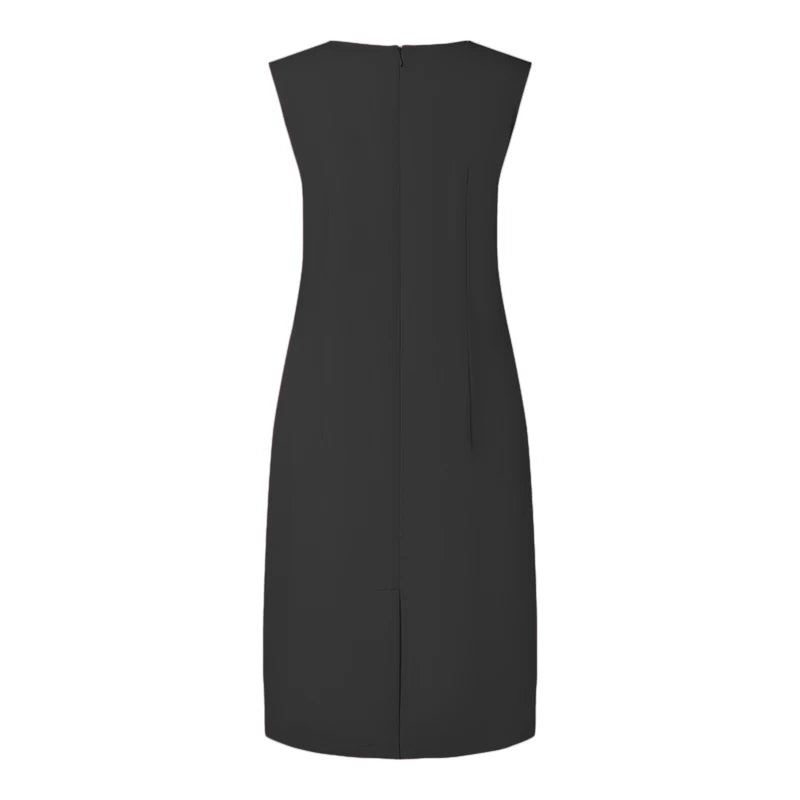 Summer Party Dress for Women Sleeveless O Neck Knee Length