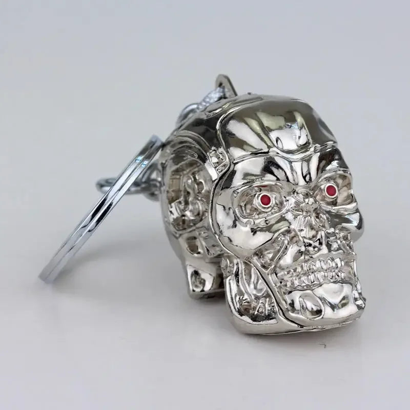 Vintage Skull Head Keychain Unisex Fashion Pendant Keyring Jewelry Car Accessory Gift