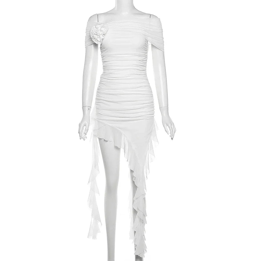 Elegant Bachelor Party Dress With Tassel Detail Evening