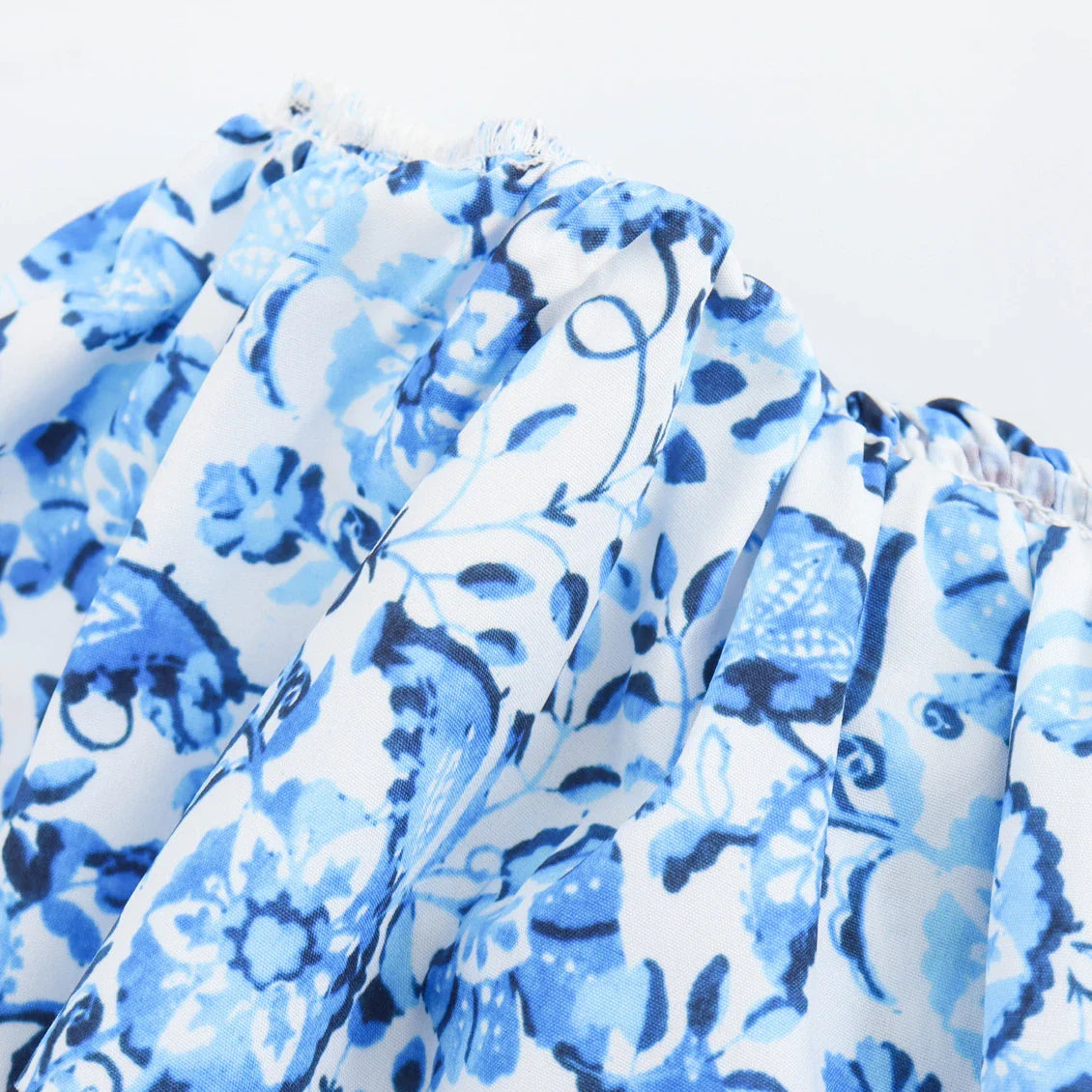 Off Shoulder Floral Print Long Vest Dress For Women