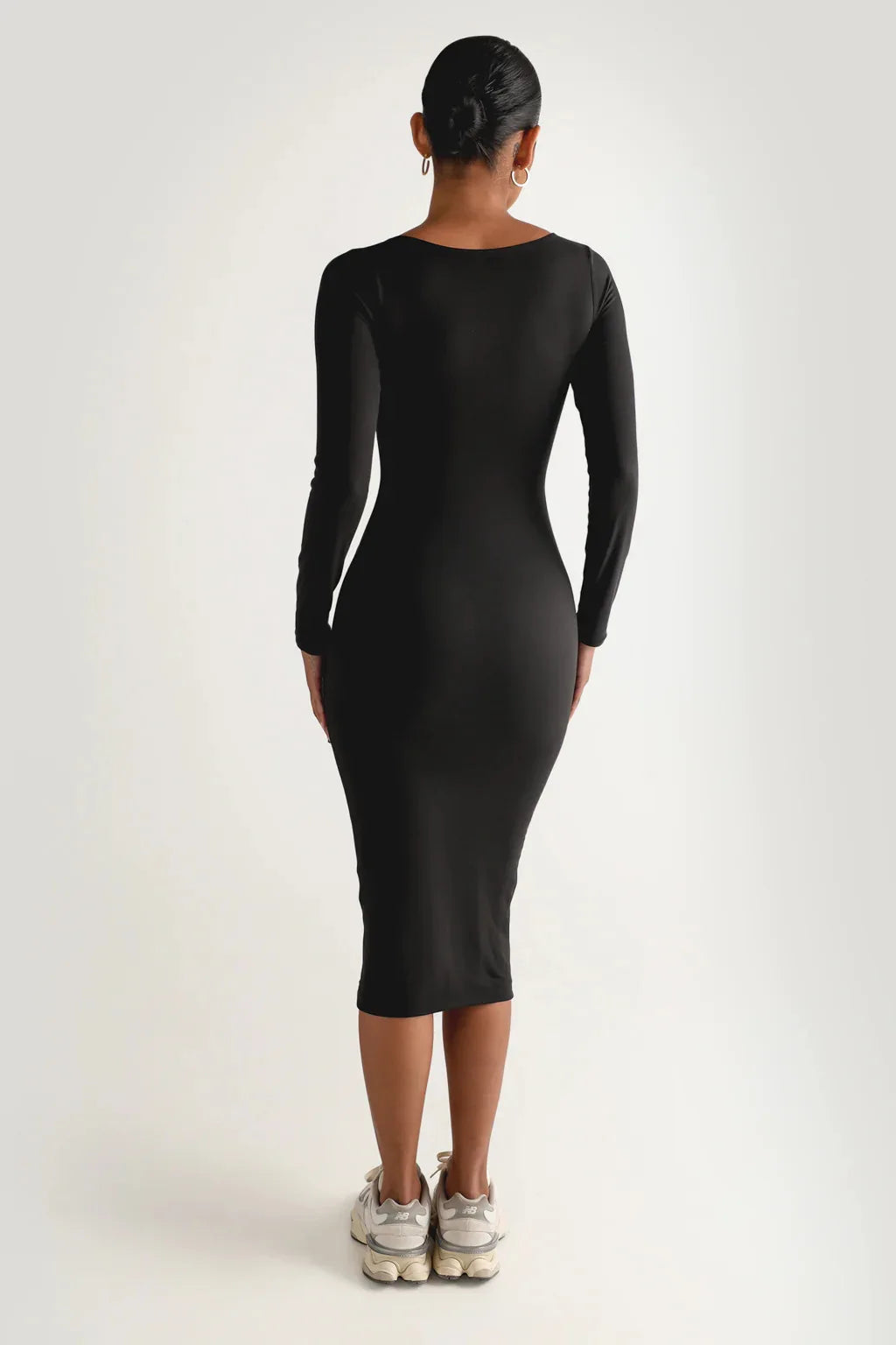 Velvet Bodycon Dress For Women Long Sleeve Party Clubwear