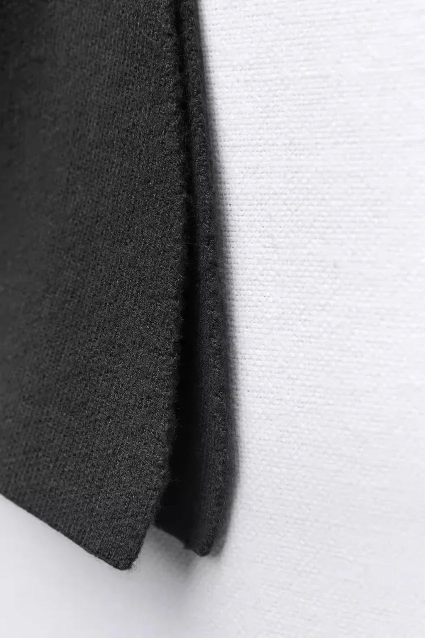 Women's Knit Tailored Cardigan and Skirt Set V-Neck Long Sleeve Jacket with High Waist Elastic A-Line Mini Skirt Stylish Two-Piece Outfit