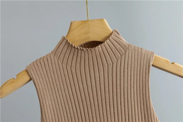 Casual Knitted Three-Piece Set for Women Soft Cardigan Sweater Vest and Wide Leg Pants Cozy Stylish Outfit