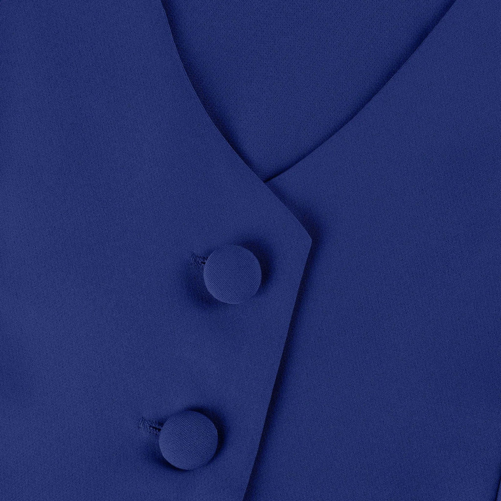 Sleeveless V-Neck Vest and Wide Leg Pants Suit for Women