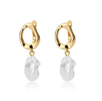 Stainless Steel Star Hoop Earrings for Women in Luxury Gold Color - Trendy Ear Jewelry Gift for Her