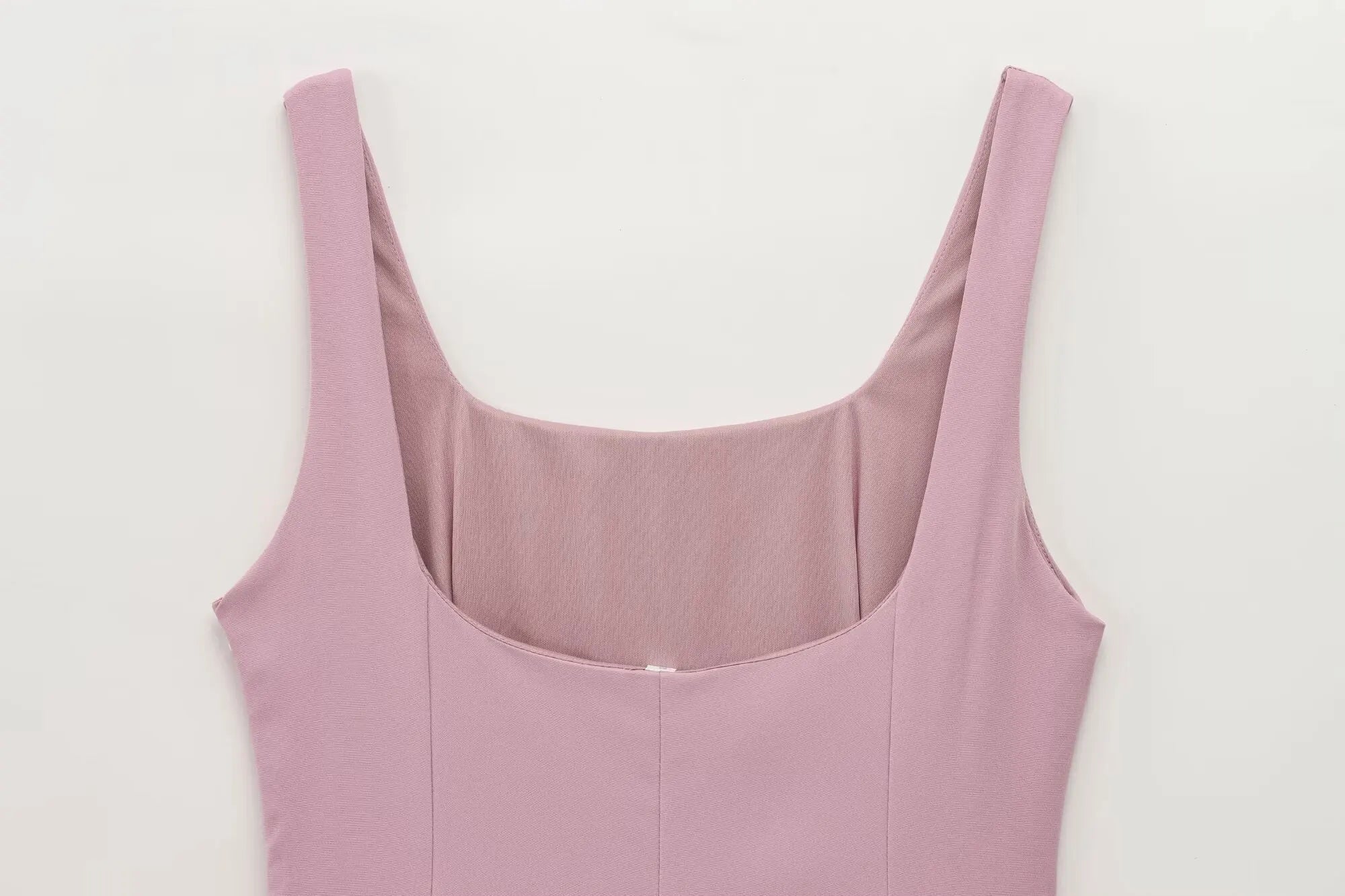 Elegant Womens Sleeveless Solid Mini Dress With Pleated Hem