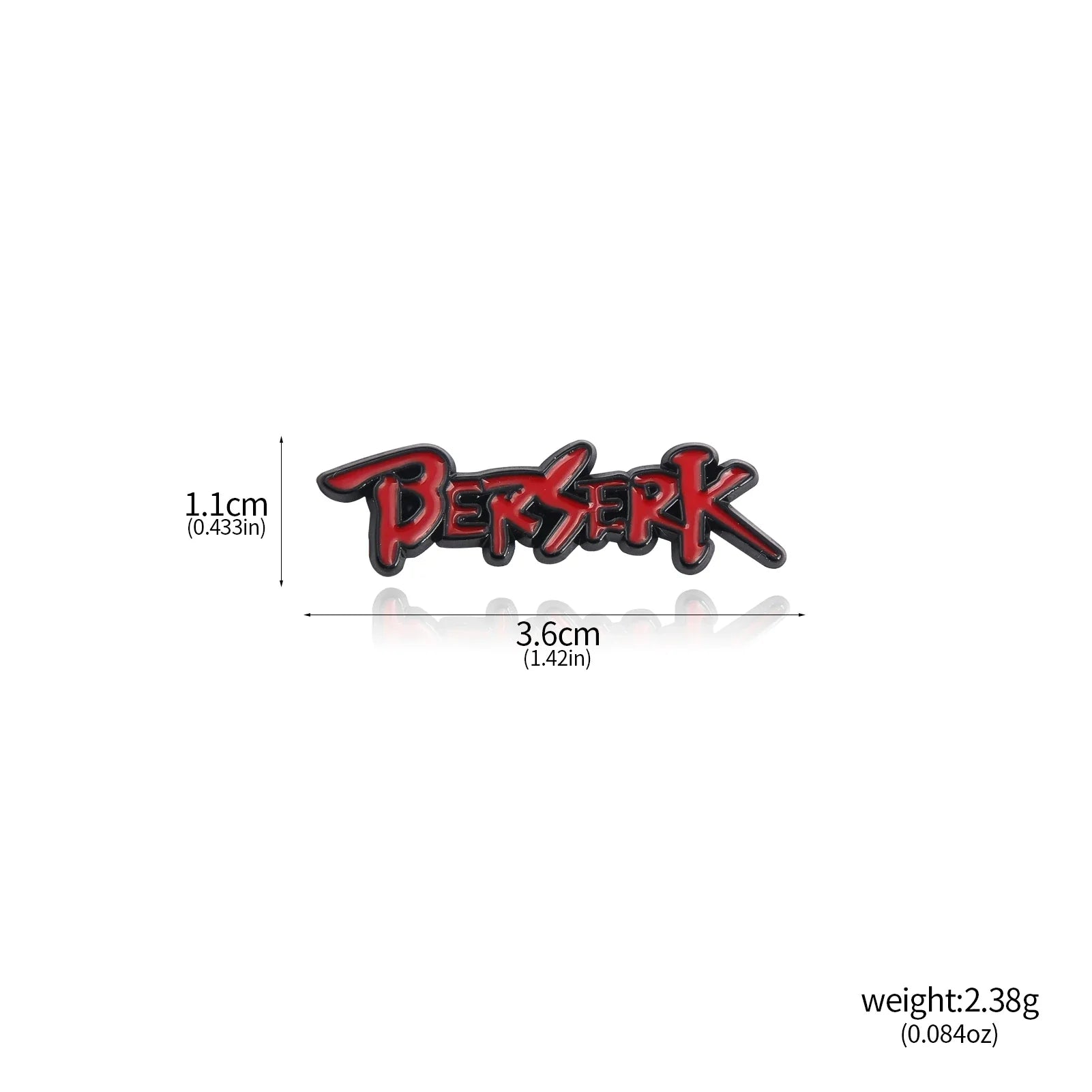 Anime Red Skull Keychain Berserk Warrior Griffith Guts Keyring Cosplay Prop Gift for Men and Women