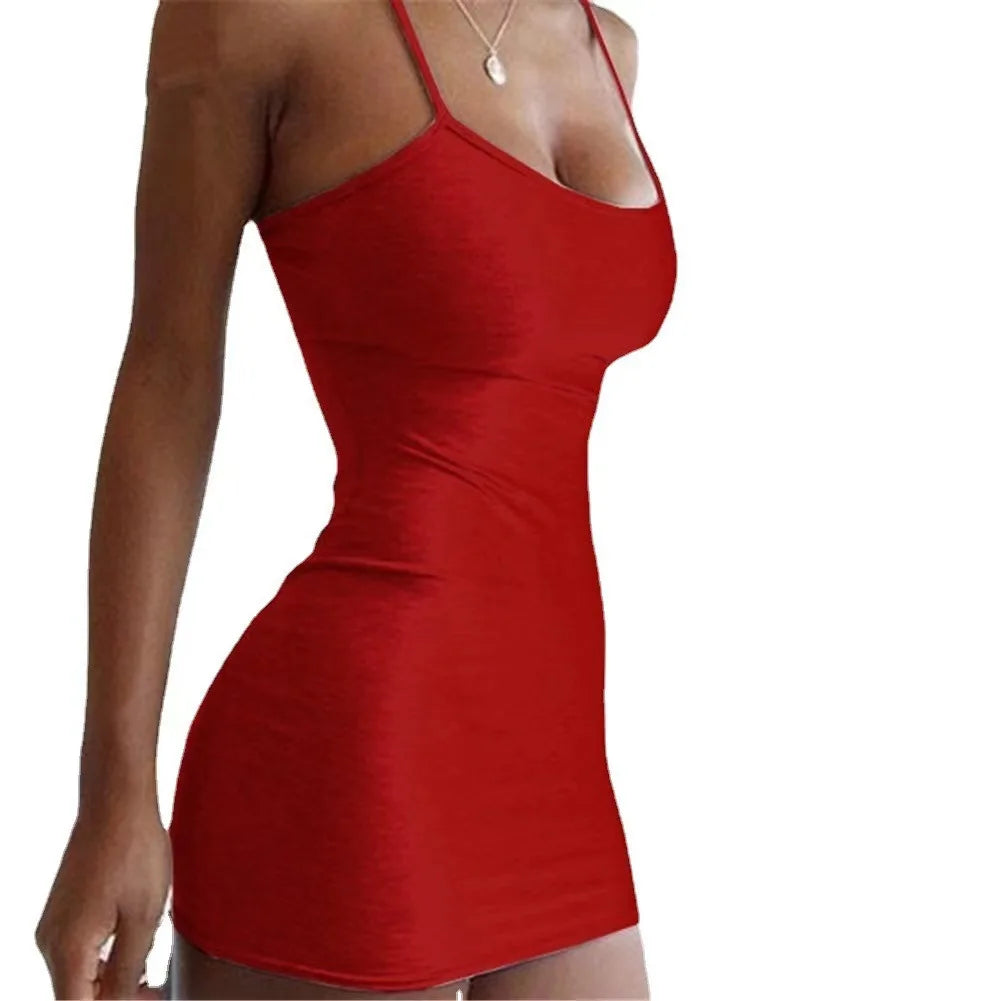 Black Halter Neck Bodycon Dress Women Sleeveless Sexy