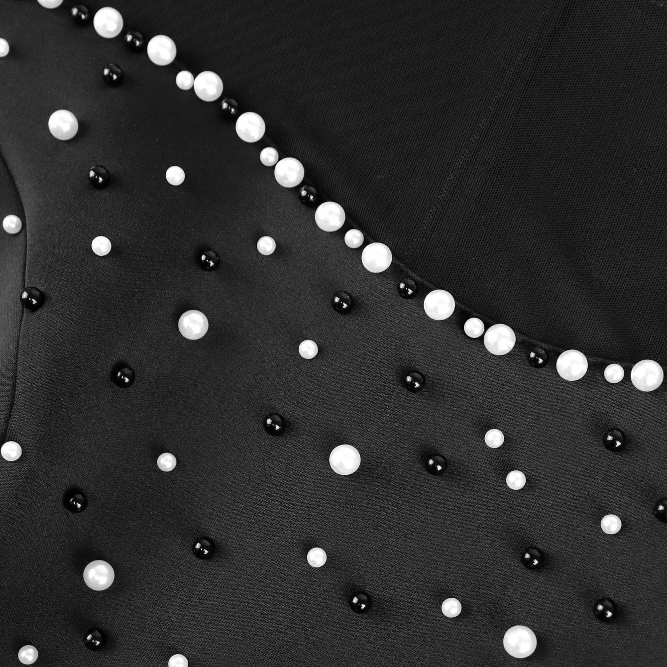 Elegant Beaded O Neck Sheath Dress With Ruffles Mid Calf