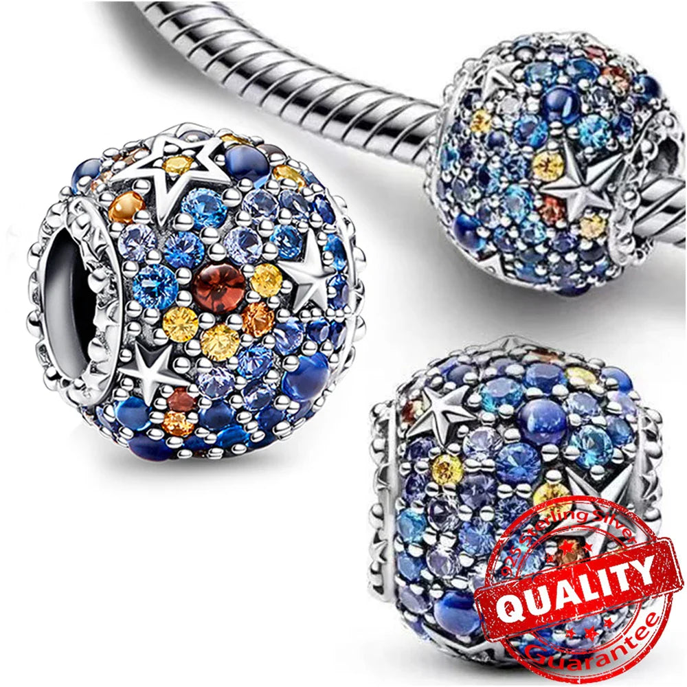 Underwater World 925 Sterling Silver Ocean Animal Pendant for DIY Bracelet or Necklace