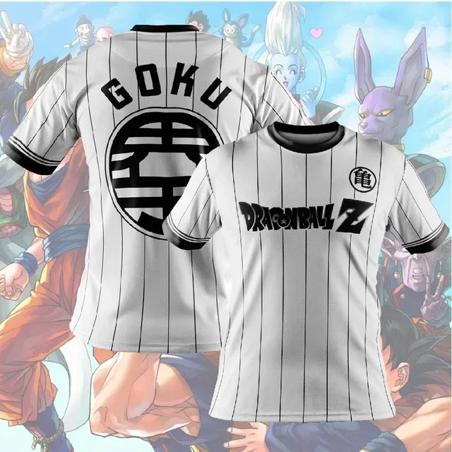 Dragon Ball Wukong 3D Printed Breathable Quick Dry Sports T-Shirt for Parents and Children