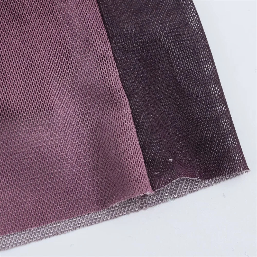 Long Sleeve Polka Dot Maxi Dress With Ruched Details