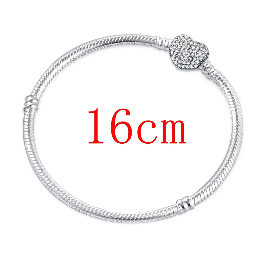 Valentine's Day Red Apple Dangle Charm Bead in 925 Sterling Silver for Women's Heart Bracelet Jewelry