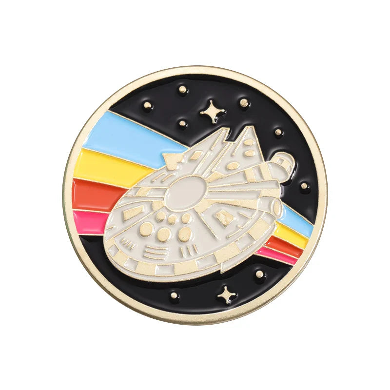 Custom Science Fiction Enamel Pins Brooches for Fans and Friends