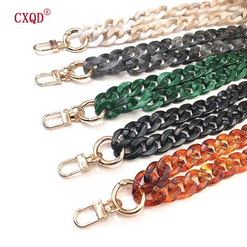 120cm Colorful Acrylic Phone Lanyard Neck Strap Anti-Lost Mobile Chain Accessories