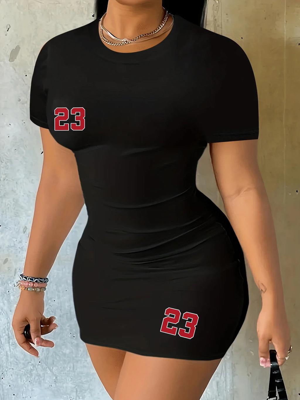 Printed Summer Dress Slim Fit A Line Shirt Dress For Women