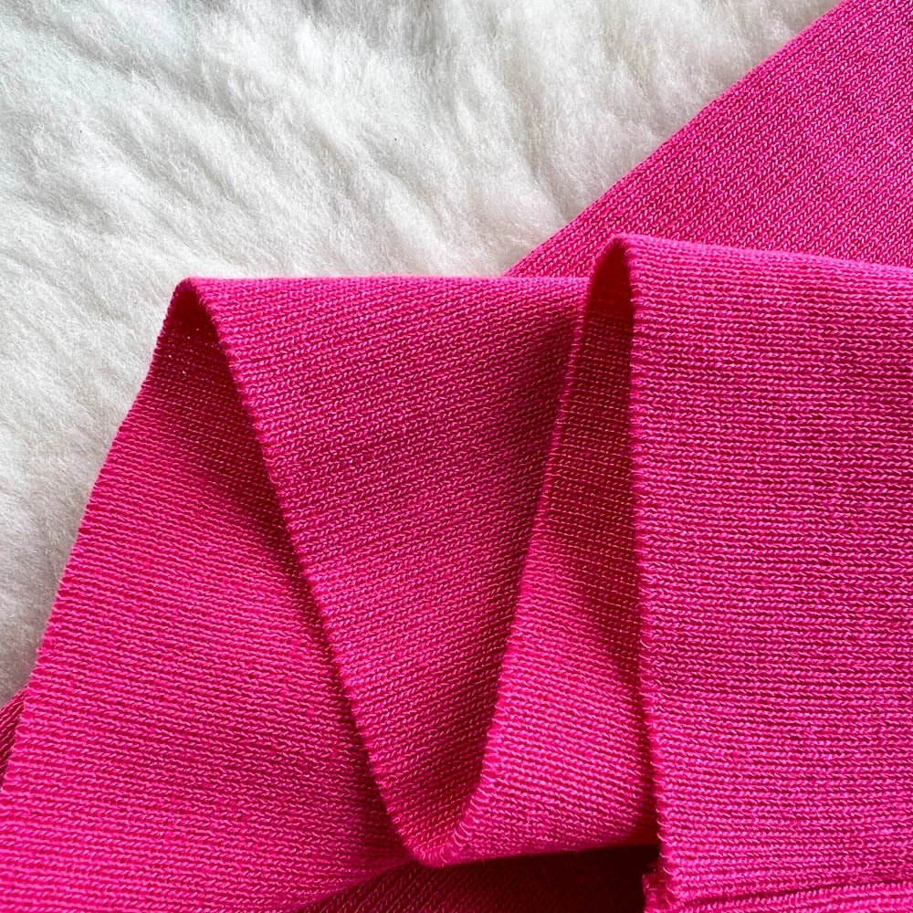 Pearl Design Knitted Bodycon Dress For Party And Streetwear