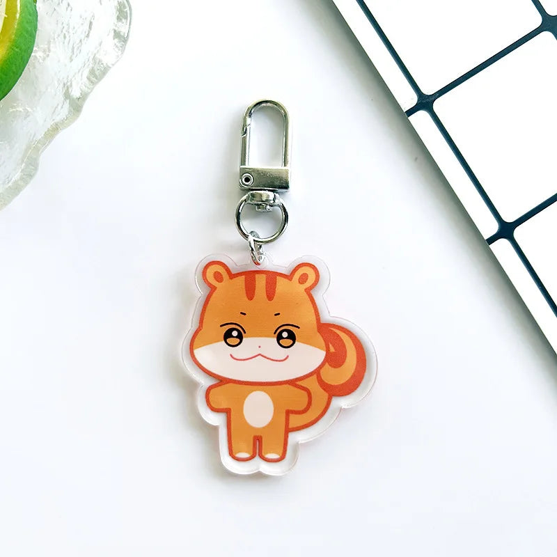 10CM Cute Plush Doll Keychain Pendant for Fans Accessories