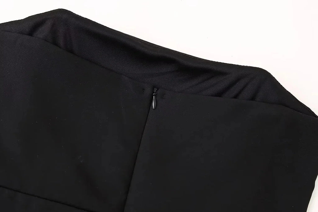 Sexy Strapless Mini Skirt For Women Solid Color Summer