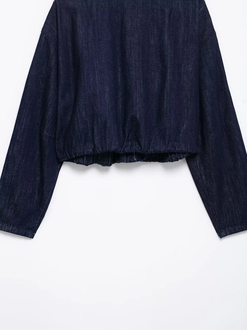 Women High Street Denim Set with Side Stripe Zipper Jacket and Lace-Up Pants for Casual Spring Fashion