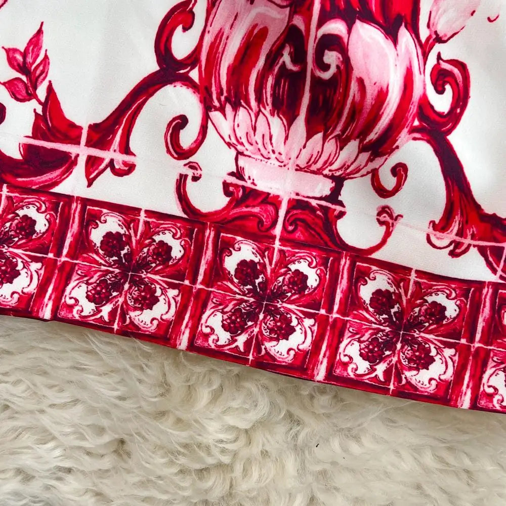 Floral Print Sleeveless Mini Dress for Summer Vacation