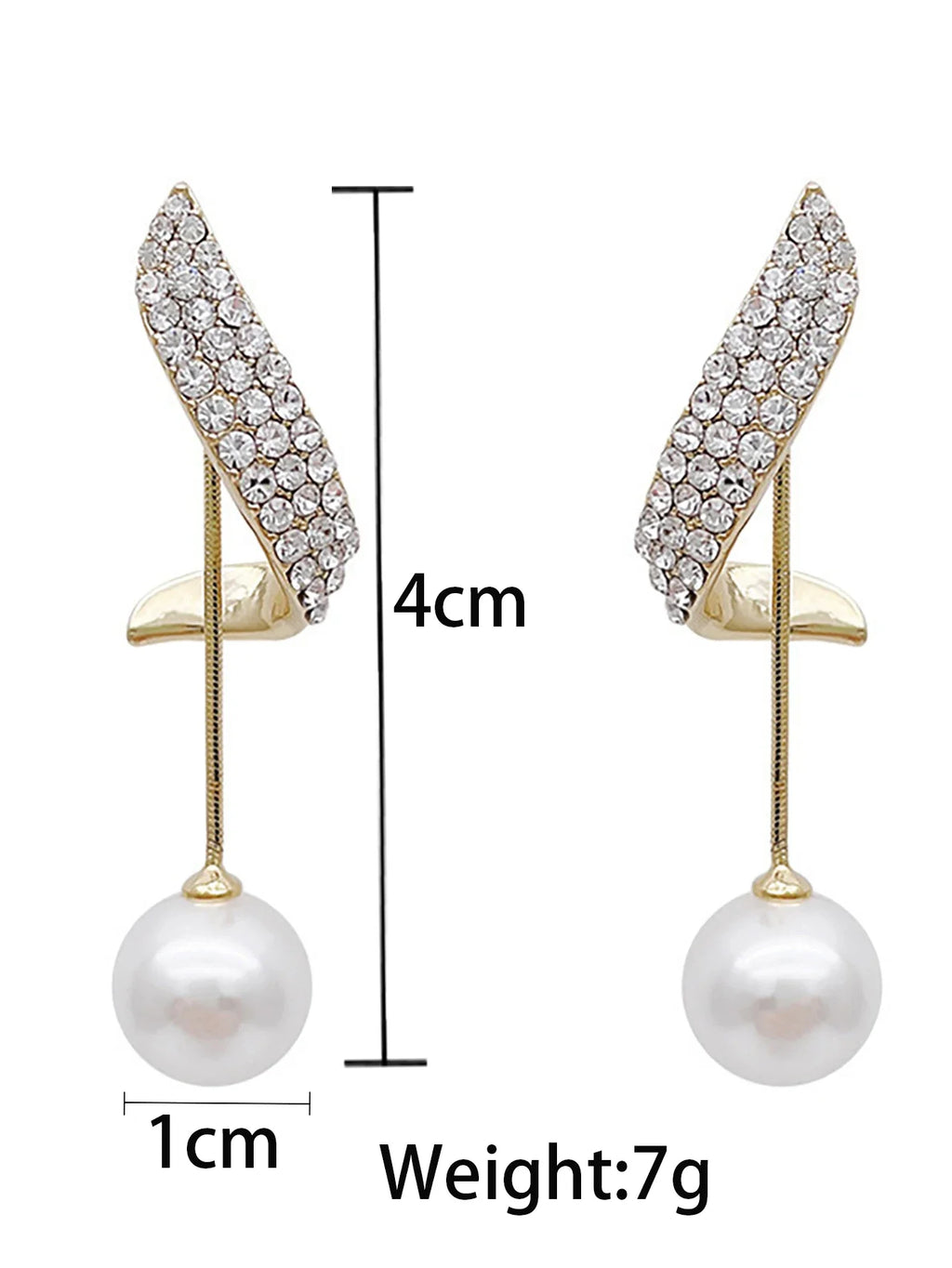 Women's Trendy Pearl Tassel Earrings Set for Outdoor Travel, Parties and Holiday Gifts