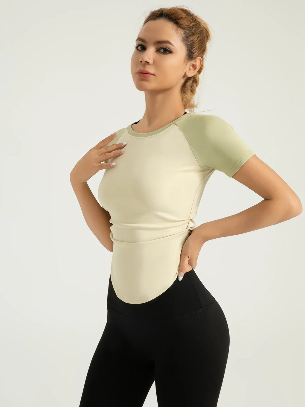 Women's Quick-Dry Compression Fit Running Tee | Breathable Short Sleeve Athletic T-Shirt for Yoga and Workout