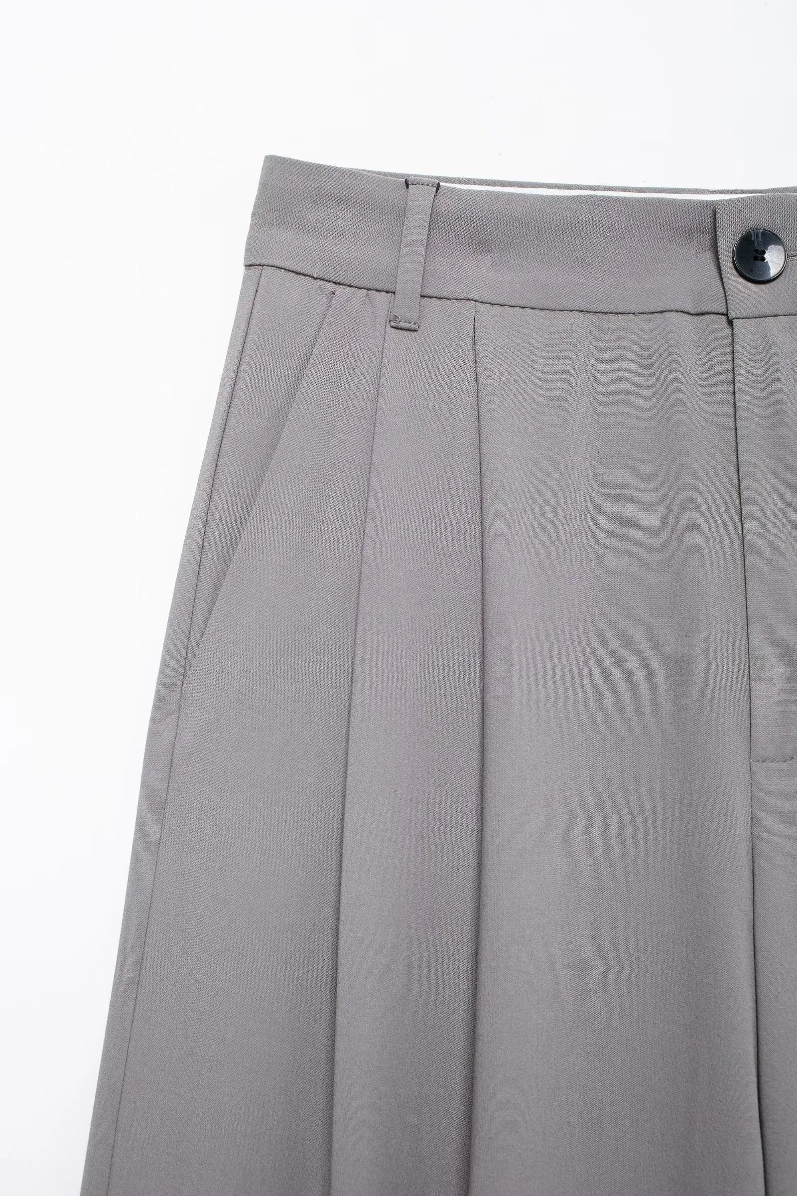 Women Solid Pant Sets with Adjustable Back Strap and V-Neck Vest High Waist Trousers Fashion Outfit