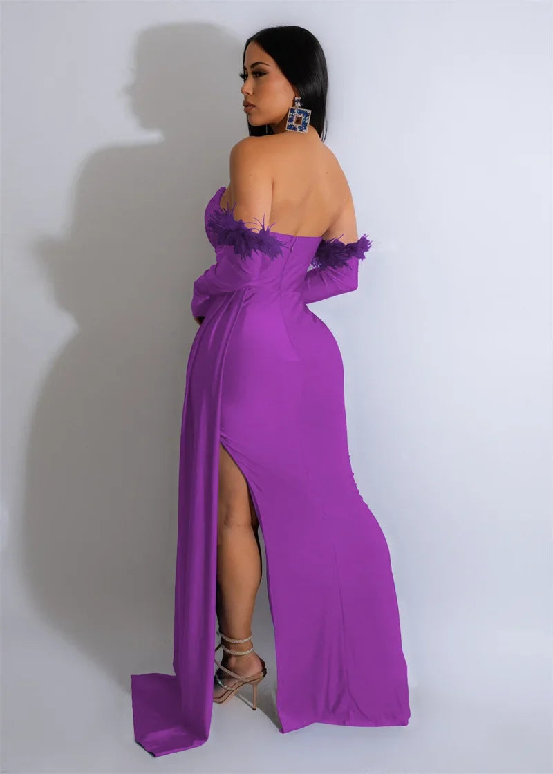 Off Shoulder Mermaid Evening Dress For Formal Party Guest