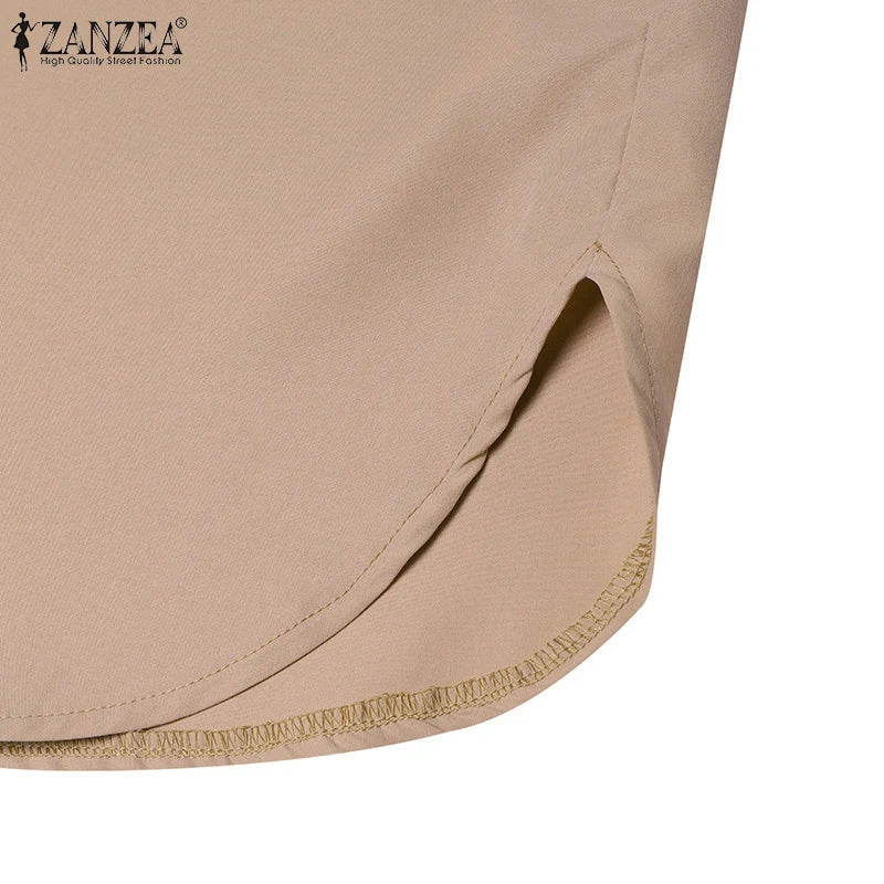 Lace Patchwork Knee Length Sundress For Women Loose