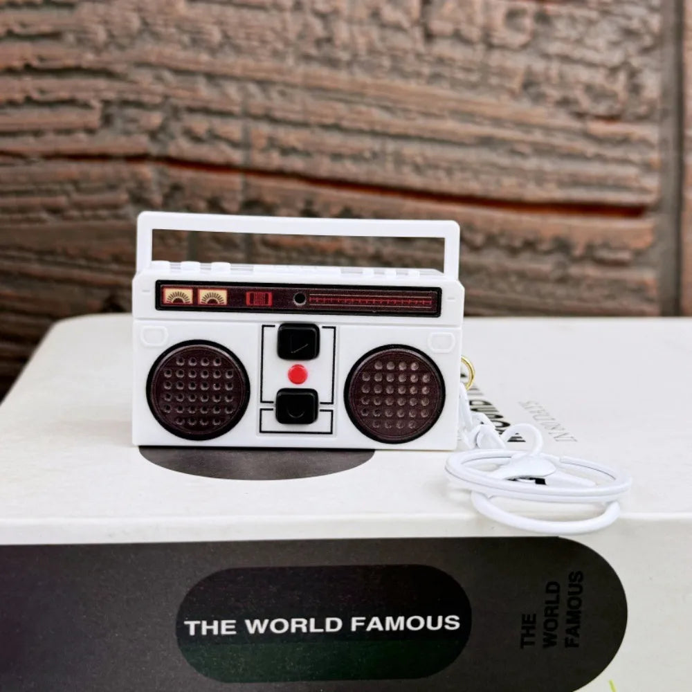 Creative Mini Radio Recorder Keychain Music Toy Gift for Kids