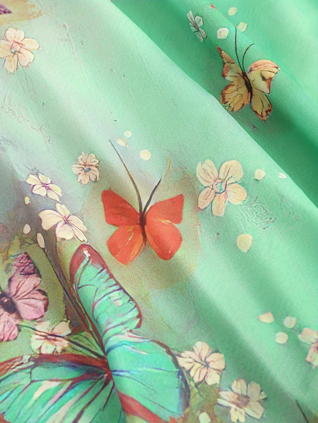 Butterfly Lace Cross Vest and Wide-Leg Trousers Two-Piece Fashion Suit