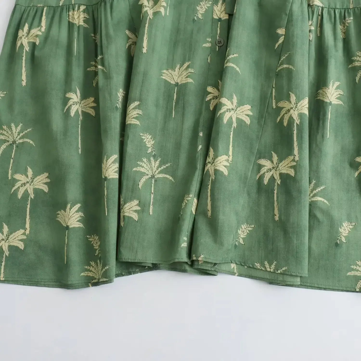 Printed Belted Long Sleeve Shirt Dress Chic Spring Women