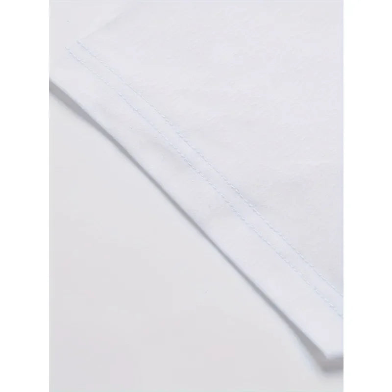 Travel Pattern Printed Women's T-Shirt Casual Round Neck Short Sleeve Top