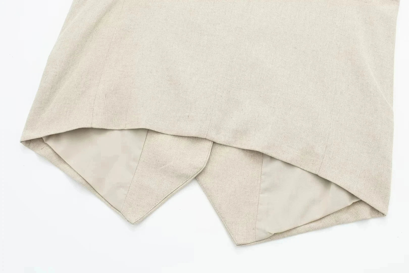 Casual Linen Sleeveless V-Neck Vest for Women Single Breasted Office Fashion Lightweight Linen Top