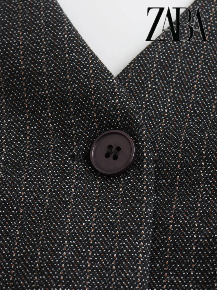 Black Backless V Neck Sleeveless A Line Pleated Dress