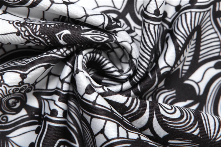 Attractive Y2K Women Jumpsuit Fashion Print Halter Neck Backless High Collar Off Shoulder Overalls for Nightclub Party