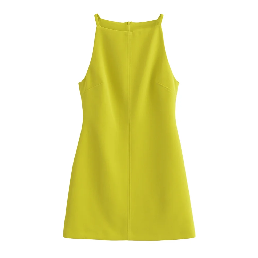 Elegant Women's Sleeveless Dress Slim Fit For Spring