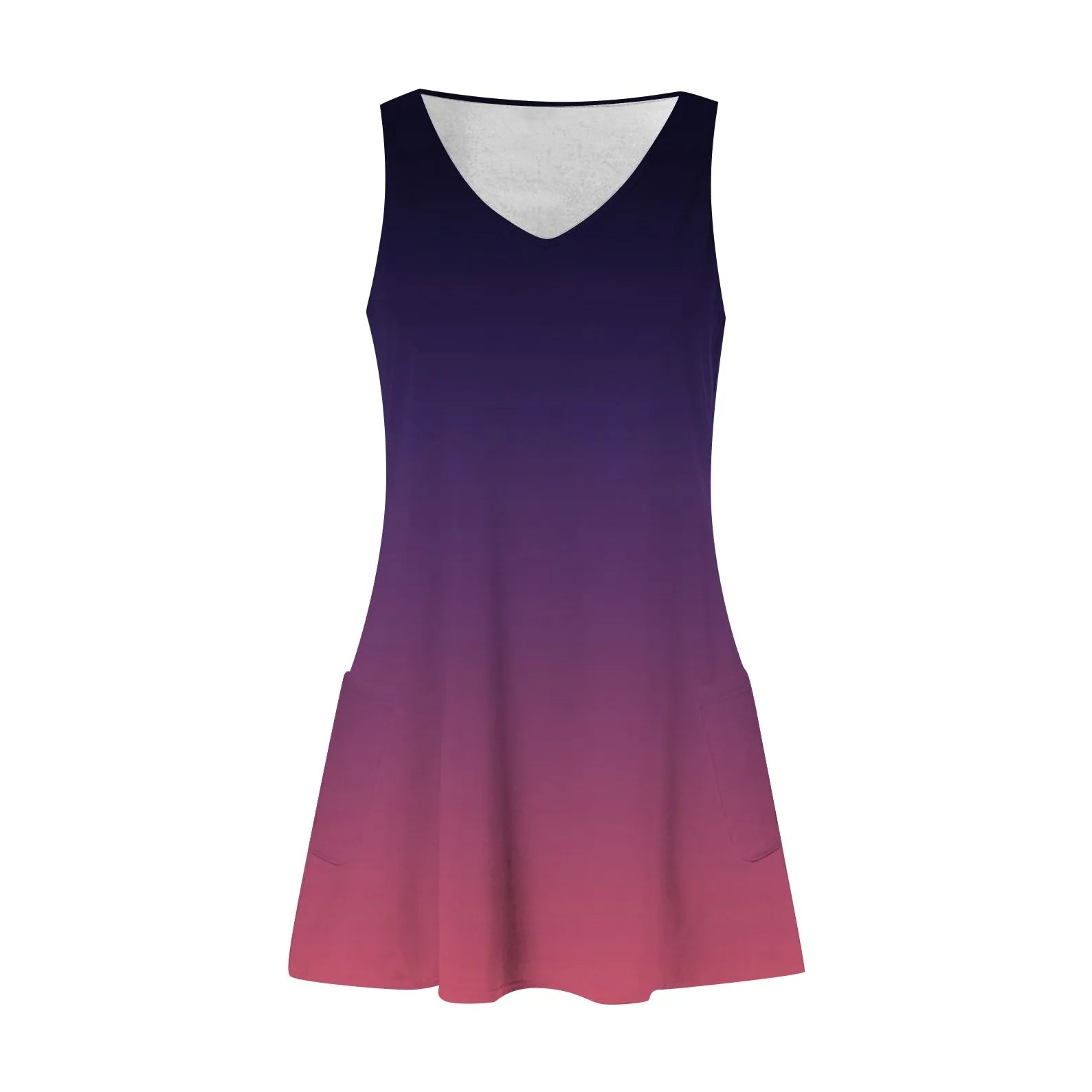 Boho Floral Sundress With Pockets For Women Tank Dress