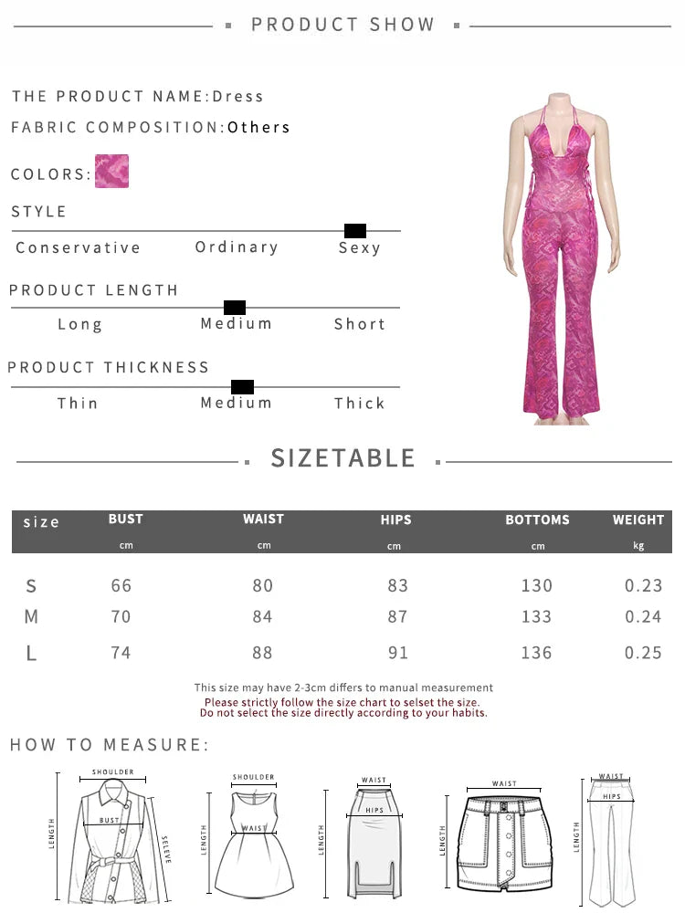 Backless Tie-Dye Side Shirring Jumpsuit for Women Sleeveless Skinny Overalls Sexy Clubwear and Workout Midnight Party Outfit