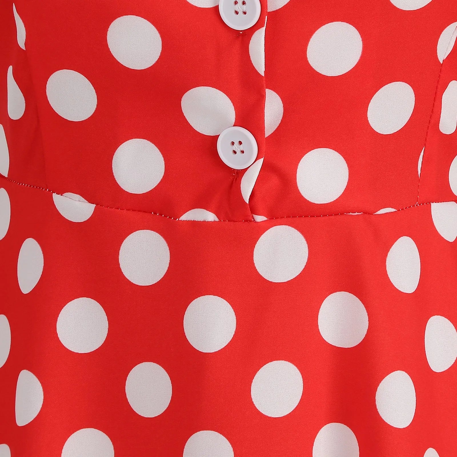 Retro Polka Dot Lace Up Backless Dress With Swing Puff