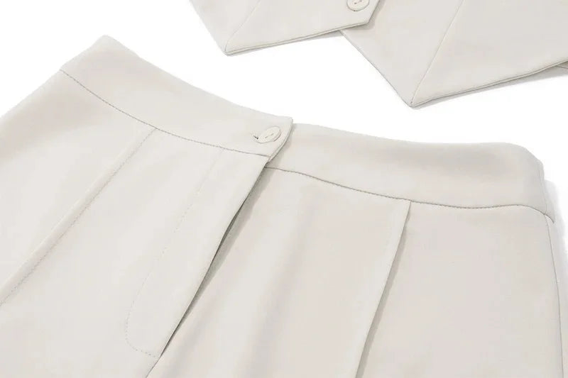 Casual V-Neck Sleeveless Tank Top and High-Waist Bodycon Hip Skirt Two-Piece Set for Women Retro Streetwear Fashion