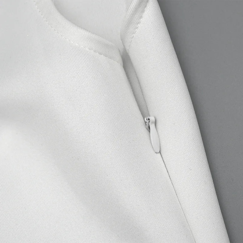 Solid Square Neck Sleeveless Suspender Dress For Women Long