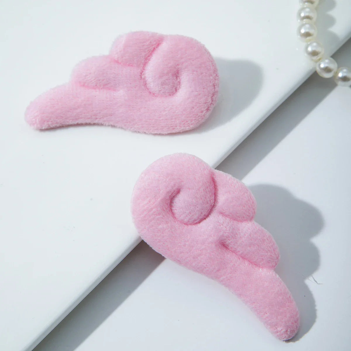 2Pcs Angel Wing Hair Clips Cute Plush Barrettes for Girls Party Wedding Birthday Accessories