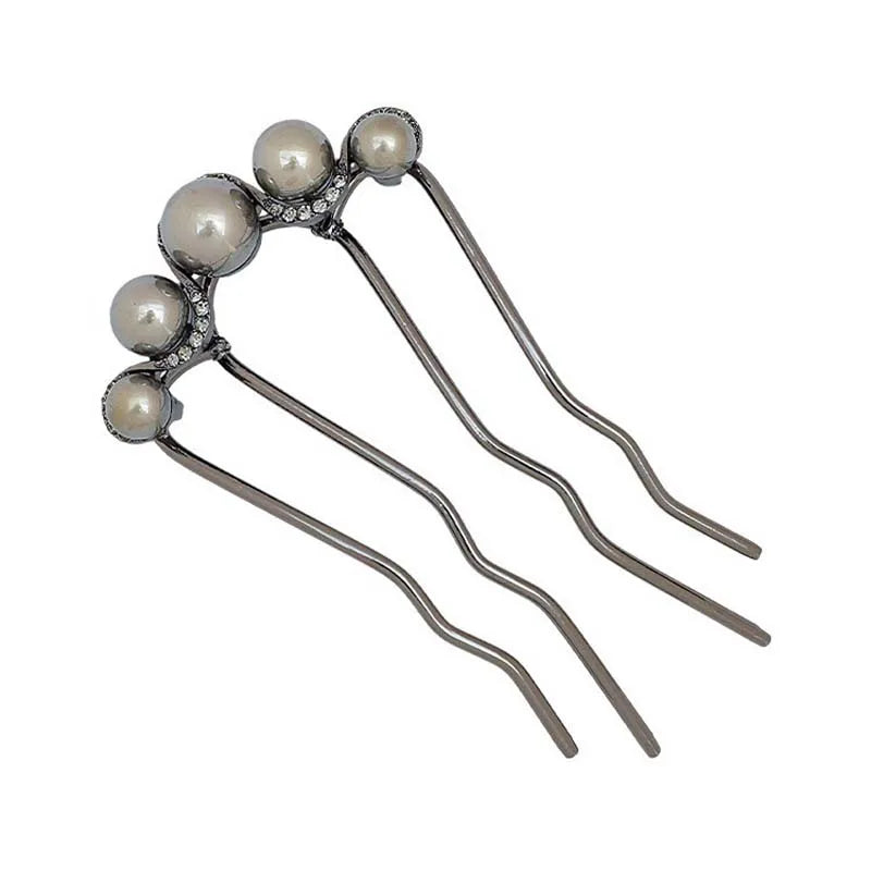 Korean U Shaped Pearl Hairpins for Women Elegant Vintage Hair Clips and Styling Tools