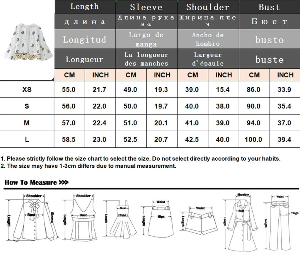 Vintage Women Embroidered Cardigan Coat and Wide Leg Trousers 2 Piece Outfit Set