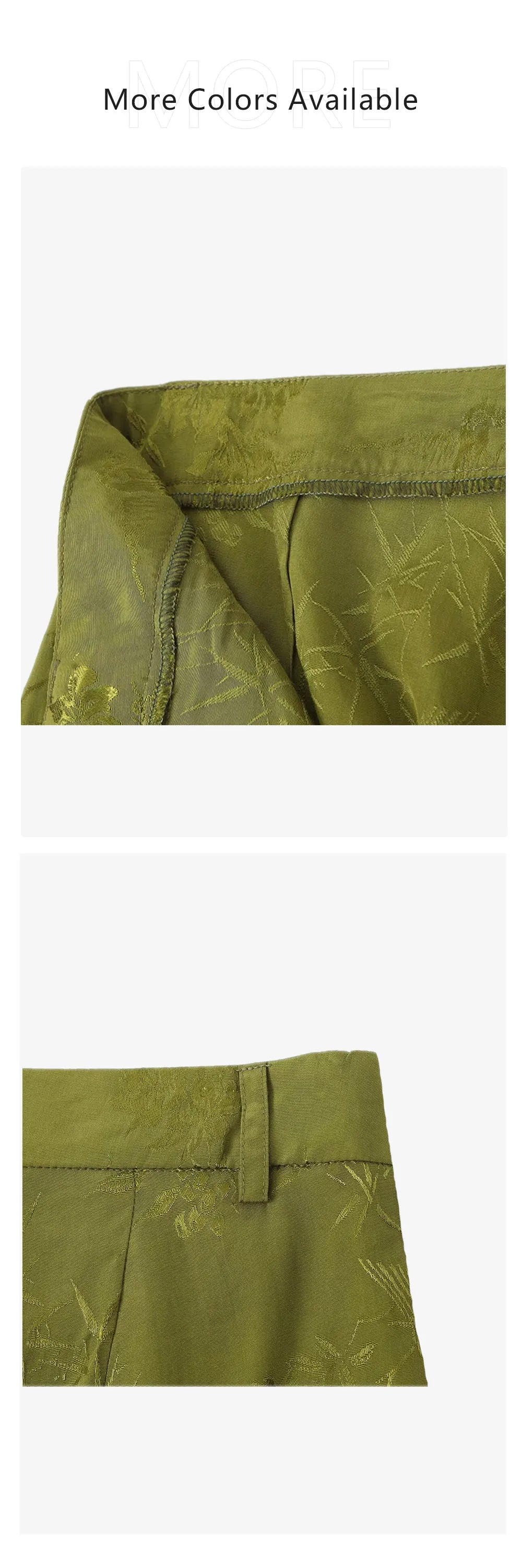 Versatile Women's Jacquard Suit Coat with Bow Decoration and High Waist Straight Leg Pants