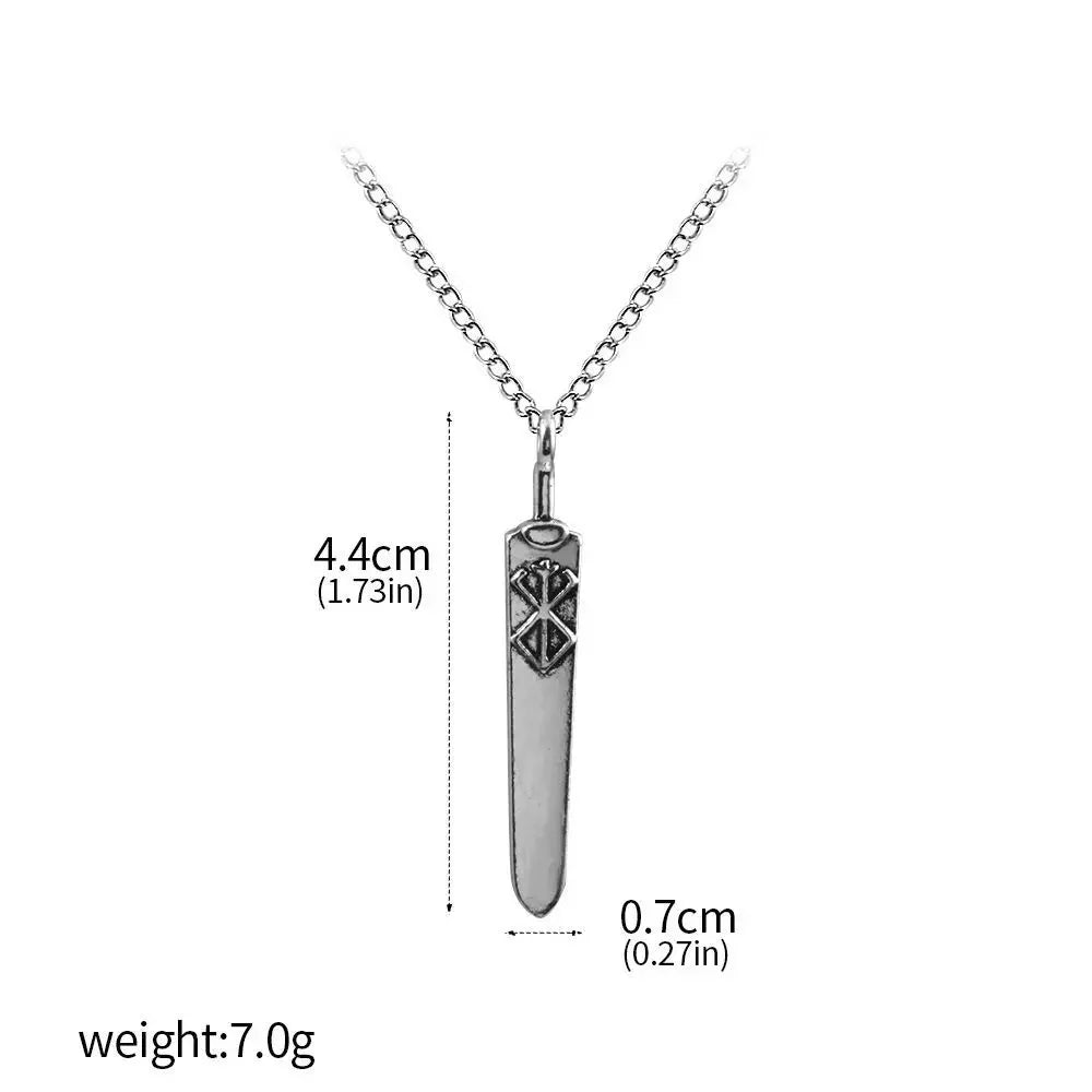 Anime Red Skull Keychain Berserk Warrior Griffith Guts Keyring Cosplay Prop Gift for Men and Women